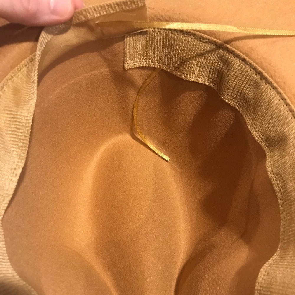 Camel Wool Felt Fedora Hat - Picture 2 of 5